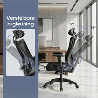 Ergo Plus Ergonomic Mesh Office Chair Max – Black