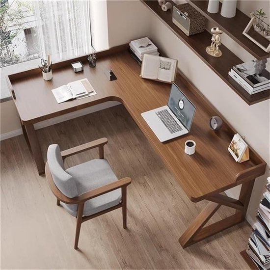 Ergo Plus Corner Desk 120x100 - Black
