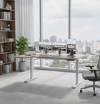 Electric L-shape desk 78x150 oak