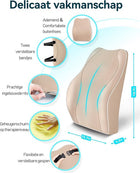Lumbar support cushion beige