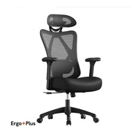 Ergo Plus Ergonomic Mesh Office Chair Max – Black